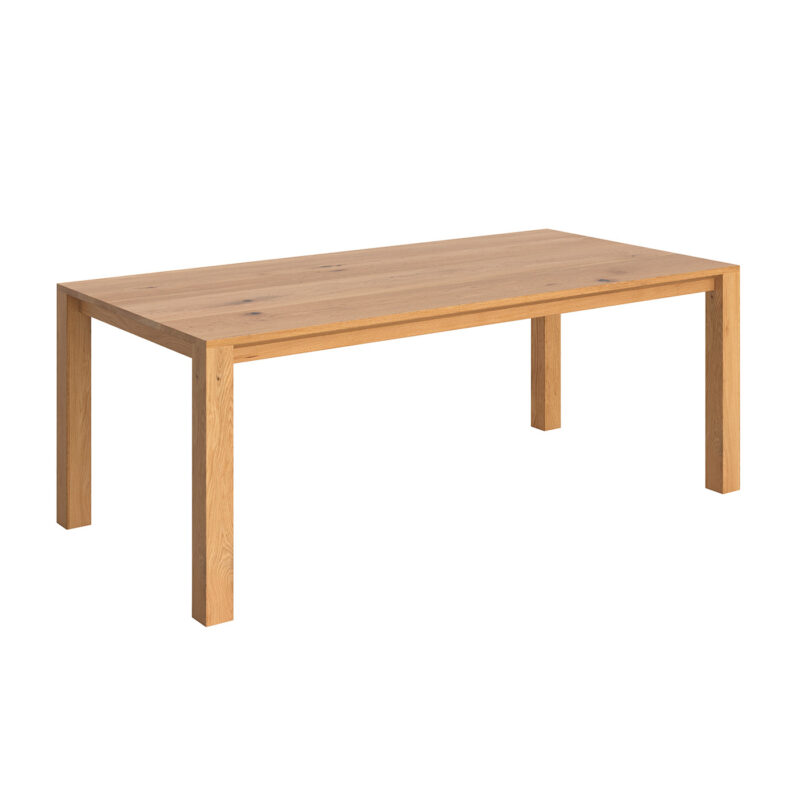 Stół z litego drewna dębowego Plain.